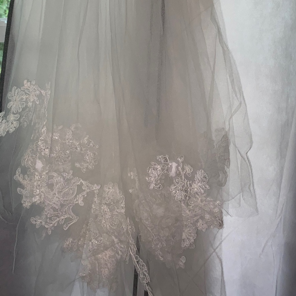 Wedding dress veil